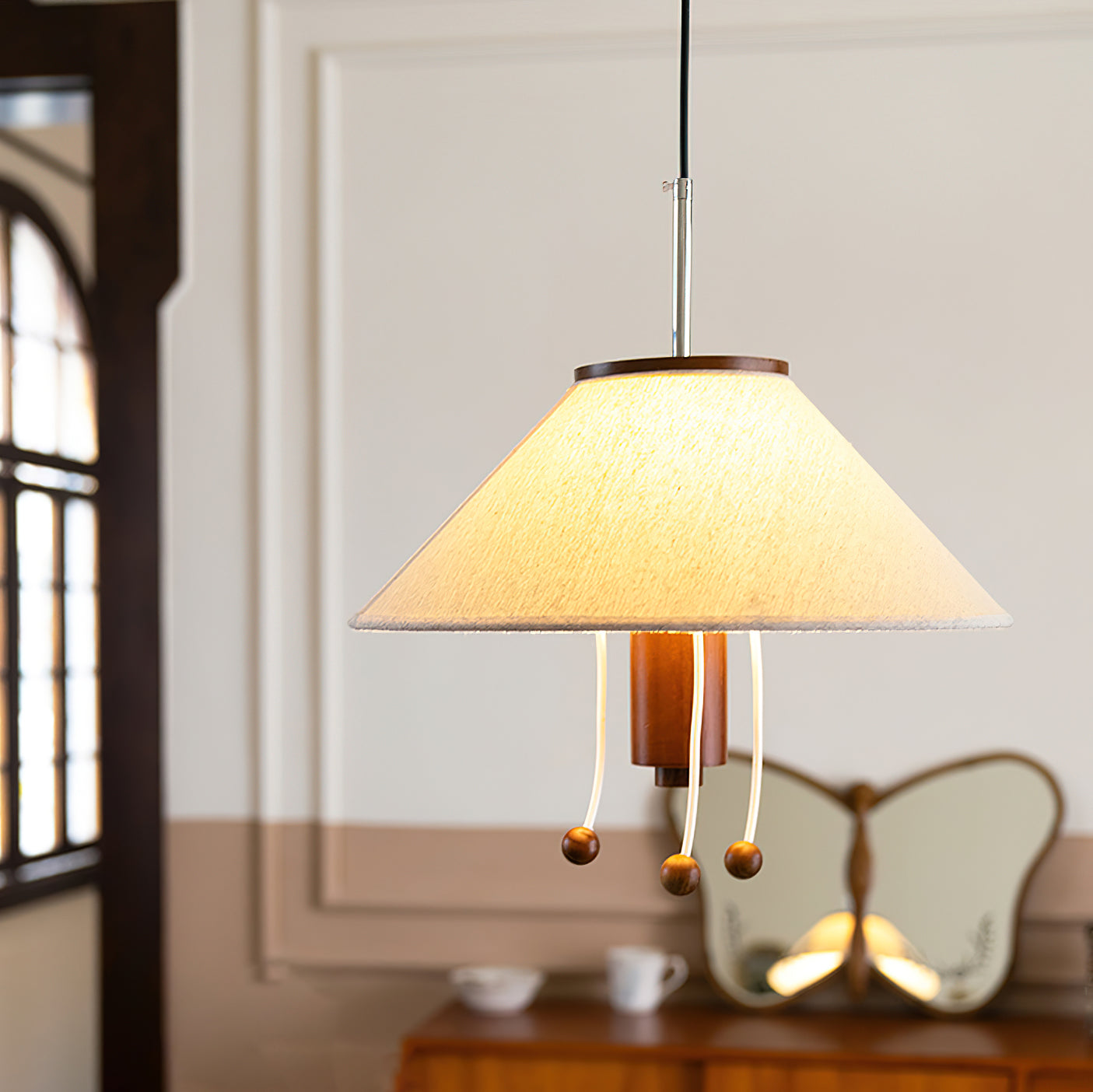 Lampe Suspendue Marine en Bois et Métal - Foivo