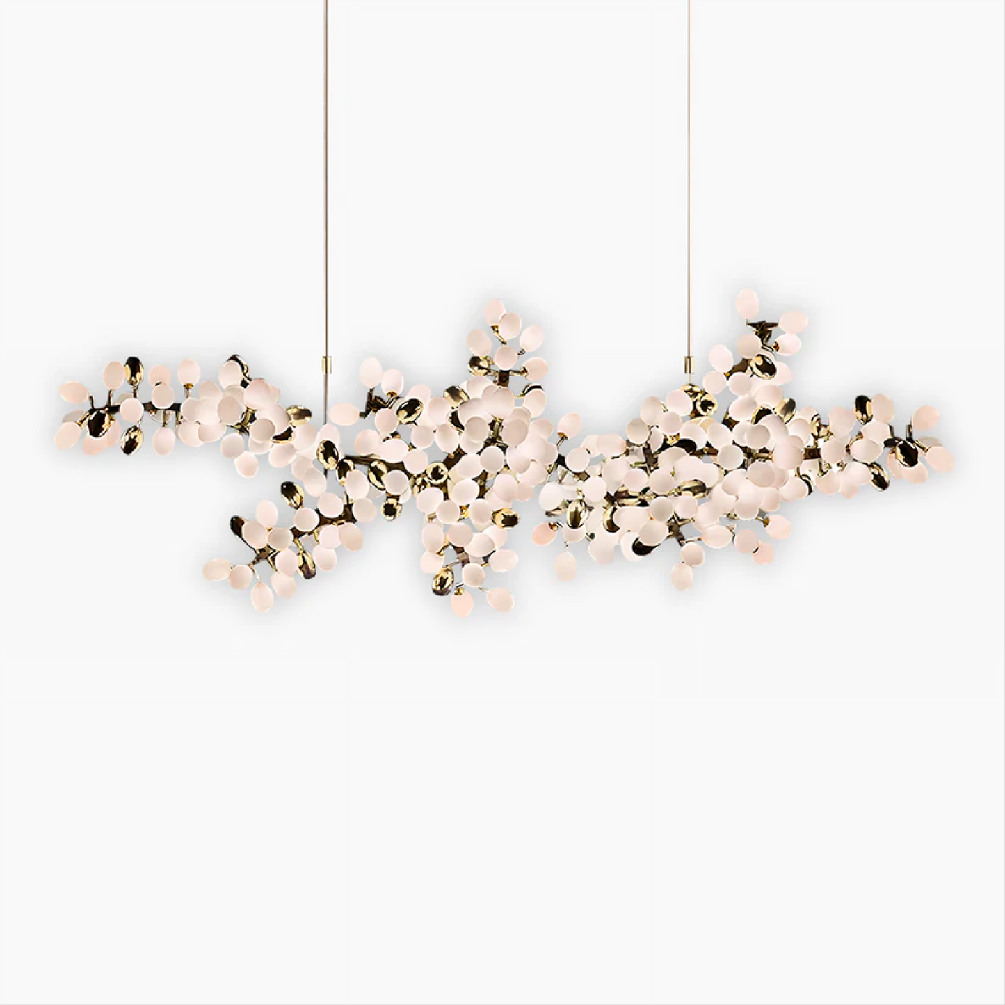 Luminaire Floral Élégant à Pendeloques Modernes - Foivo