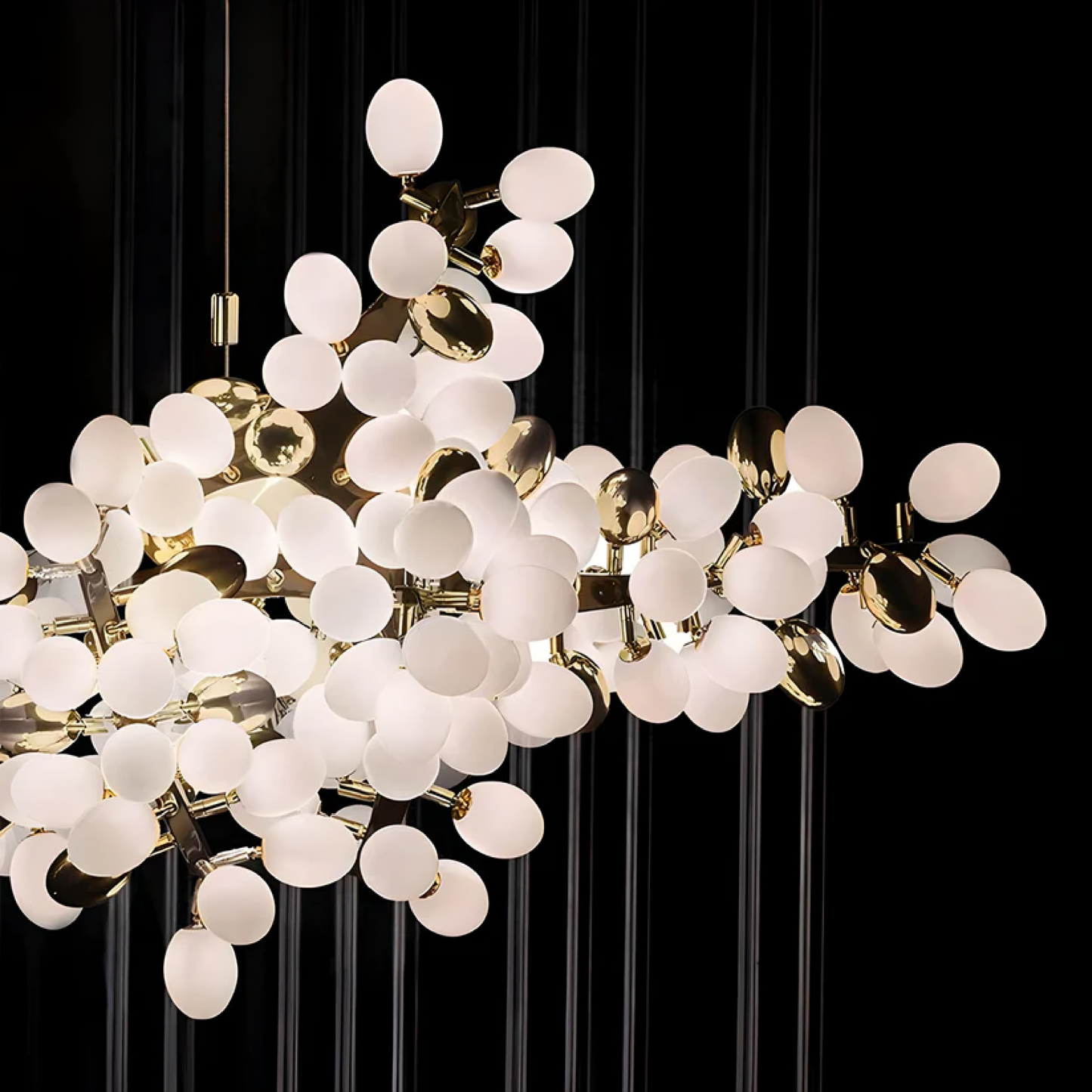Lustre Cristal Design Lumineux - Foivo