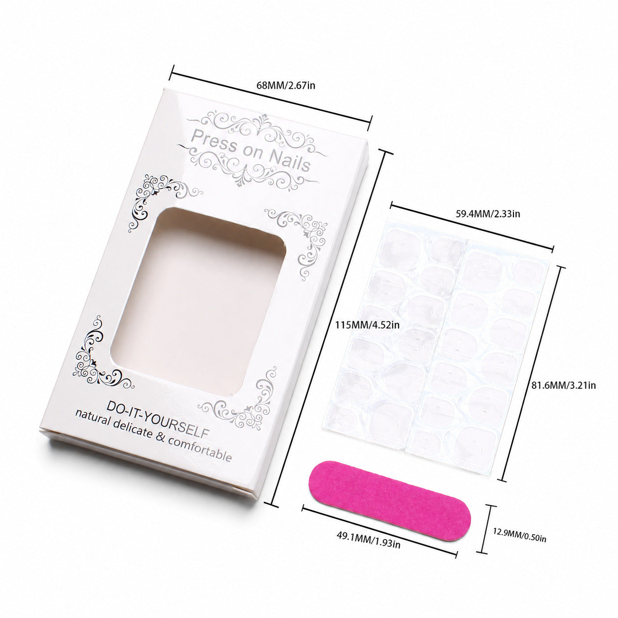 Ongles Artificiels Femme Style Brillant et Polyvalent 6
