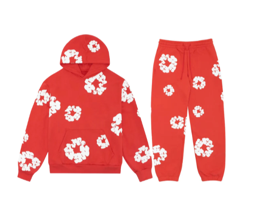Ensemble Sweat Décontracté Fleuré Unisexe