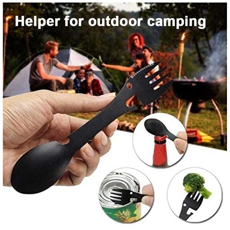 Outil Multifonction 5 en 1 pour Aventuriers Pratique et Compact 7