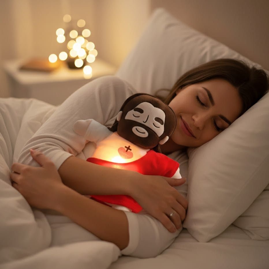 Peluche Jésus Compagnon de Sommeil Apaisant 7