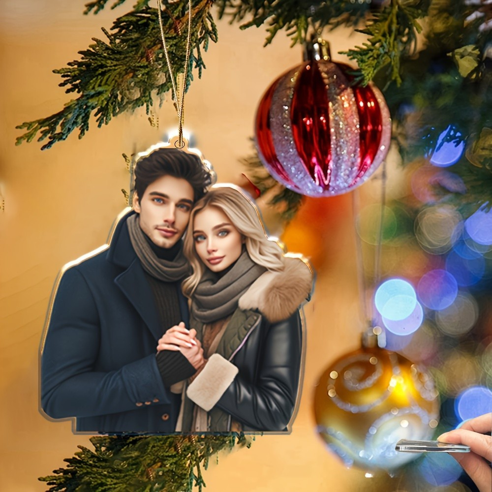 Décoration de Noël Personnalisée Photo Acrylique - BlxckFR