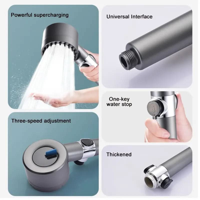 Pommeau de Douche Haute Pression avec Filtre Intégré pour une Expérience Revitalisante 6