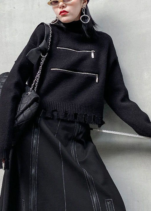 Pull Femme Chic à Fermeture Éclair 3