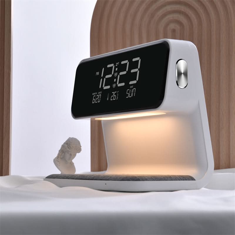 Réveil Numérique Multifonction avec Lampe LED et Chargeur Intégré 7
