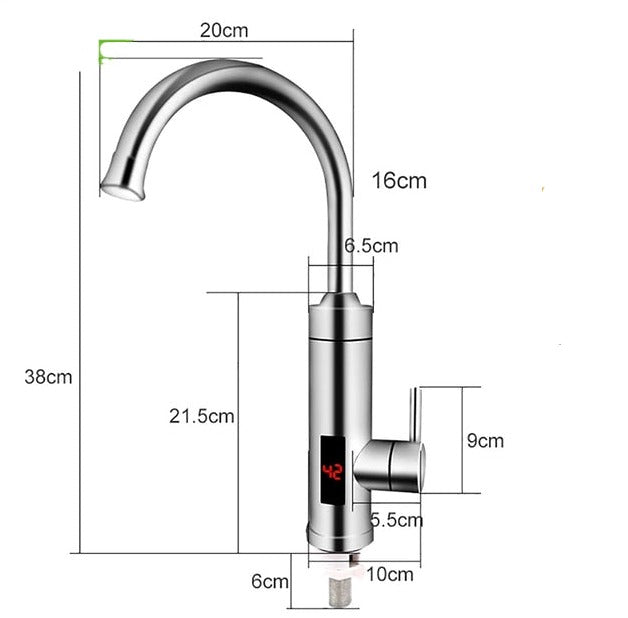 Robinet de Cuisine Électrique avec Capteur Tactile 5
