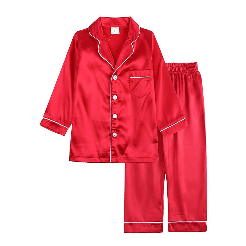 Ensemble de Pyjama En Soie Doux pour Enfants