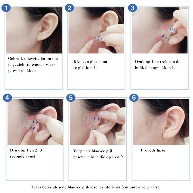 Ruban Invisible de Lifting pour le Visage Discret 8