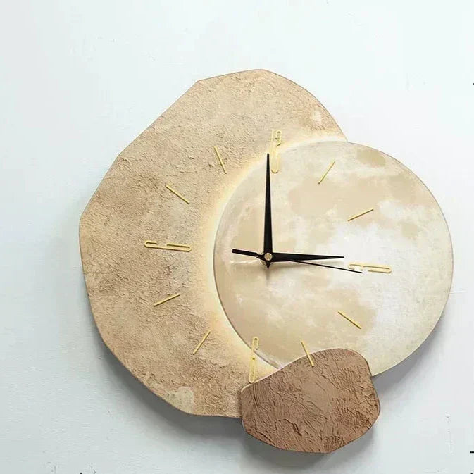 Horloge Décorative Murale en Chêne