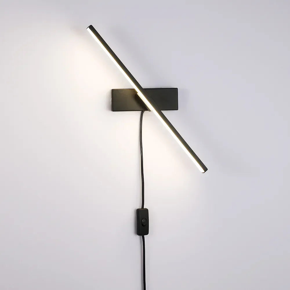 Lampe Murale Design Nordique Épurée avec Prise USB