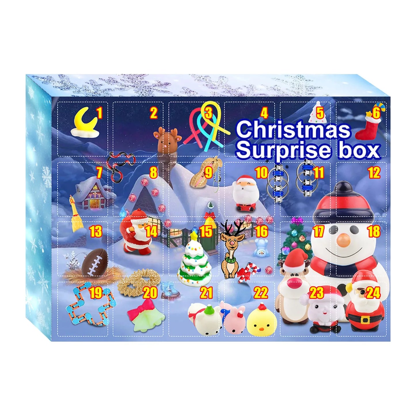 Boîte Cadeau de l'Avent Festive de Noël Étonnante - BlxckFR