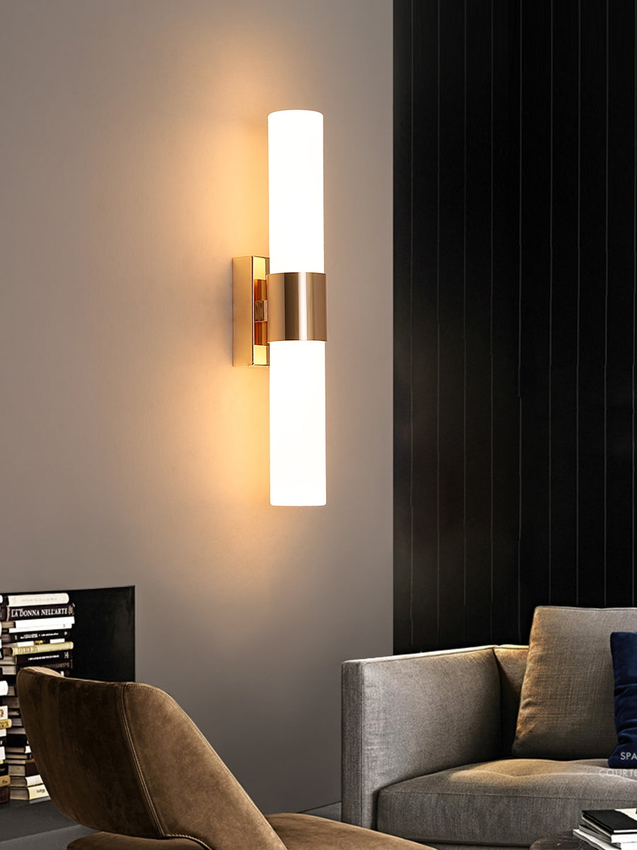 Lampe Murale Élégante Dorée | Éclairage LED Économe en Énergie