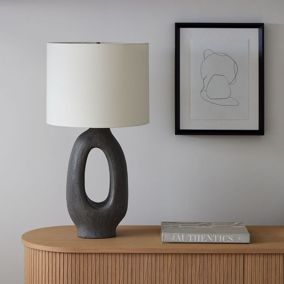 Lampe de Table en Verre Élégante et Chaudement Éclairante