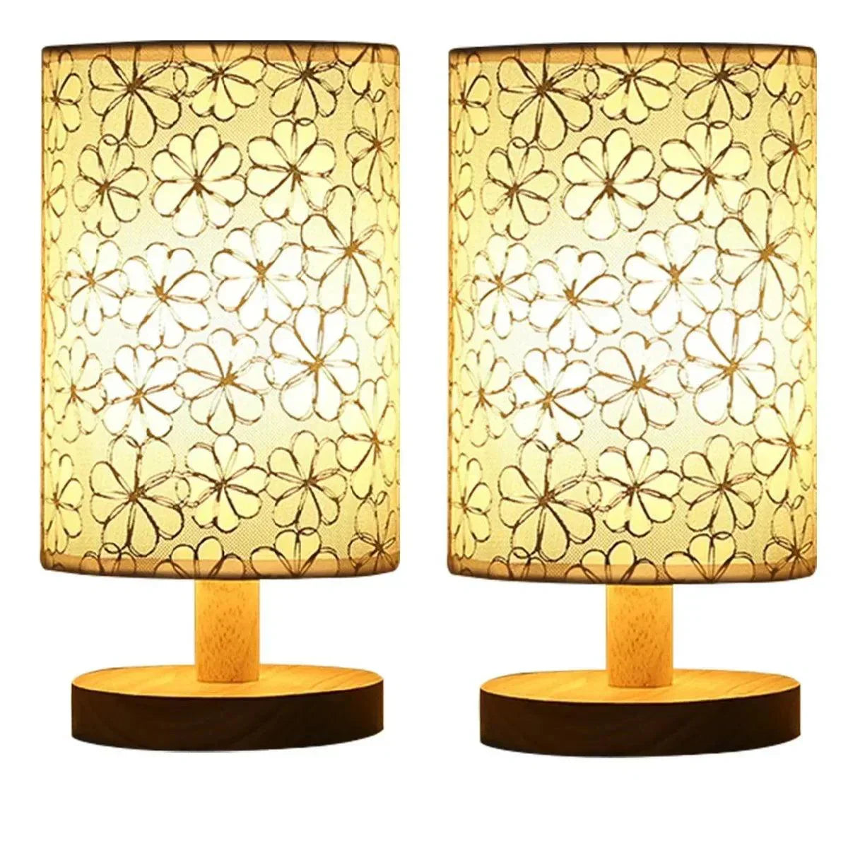 Lampe Bois Naturel Élégante | Éclairage LED Doux et Chaleureux