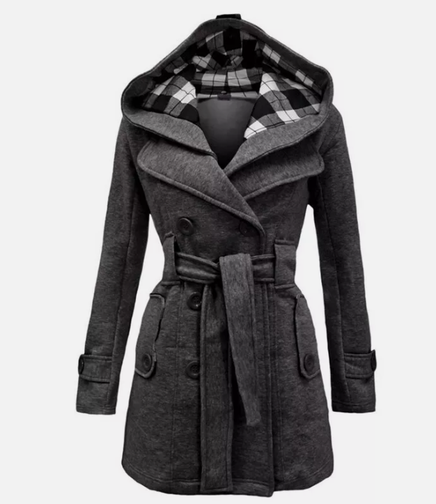 Manteau à capuche imperméable élégant