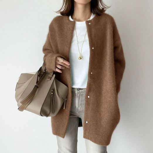 Veste cardigan épaisse douce Trina