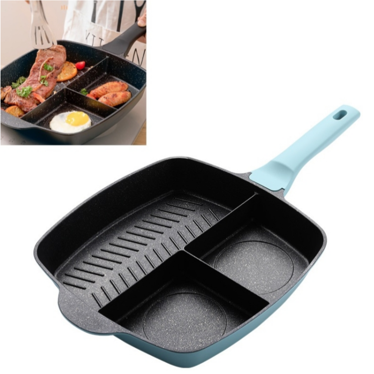 Poêle Cuisine Pratique 3 Compartiments