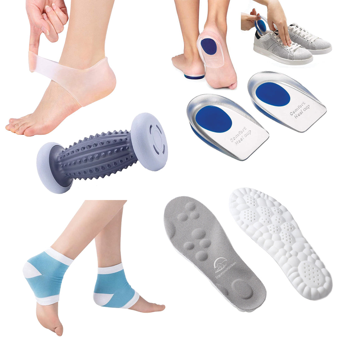 Soin des pieds complet avec masque chaussettes et rouleau apaisant - Foivo