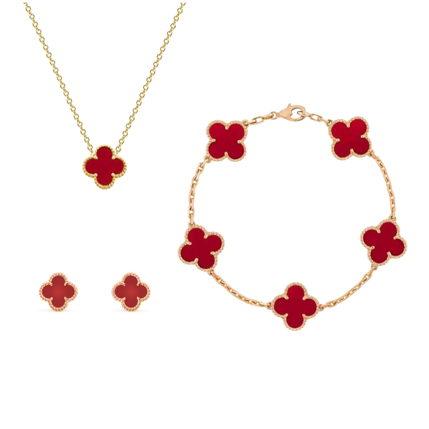 Bracelet Trèfle Doré Réglable | Bijou Chic et Doux pour la Peau