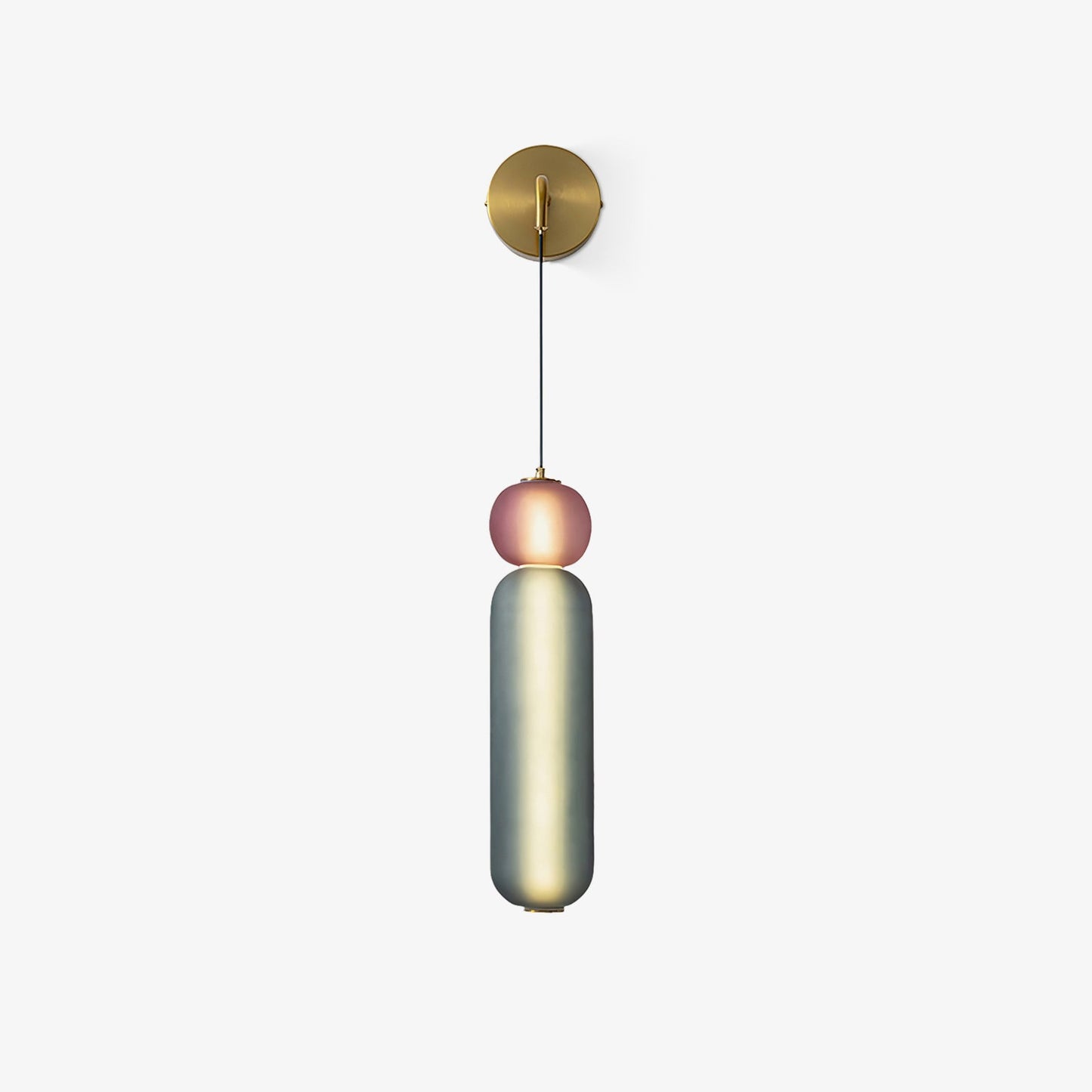 Lampe Murale Chic en Laque Doré avec Fleur Délicates Beige