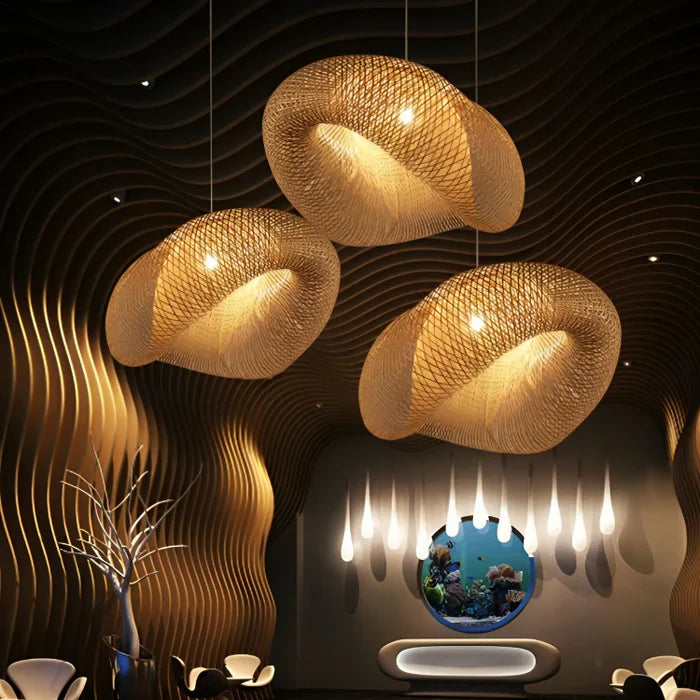 Suspension en Rotin Tendance pour Intérieur 7
