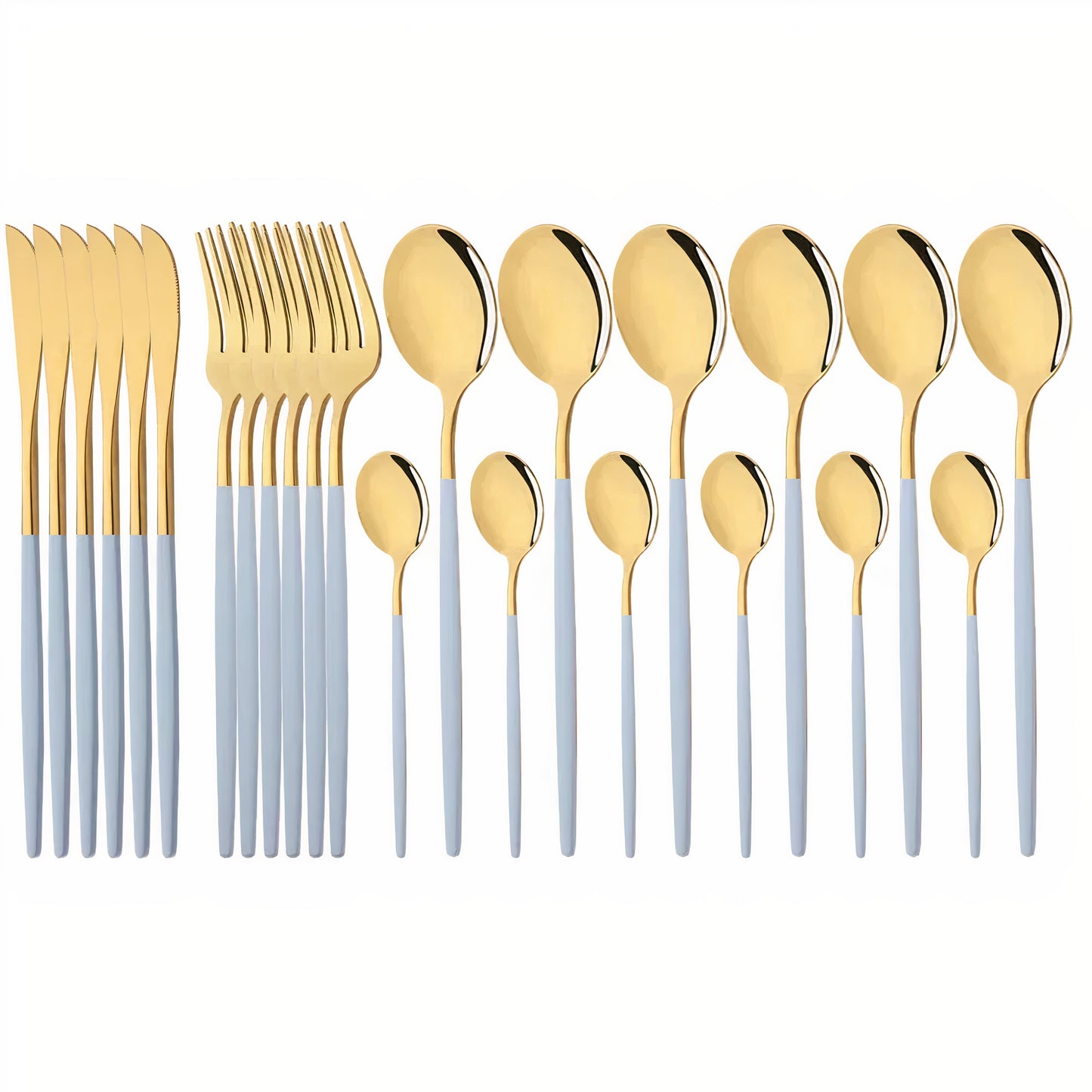 Ustensiles de Table Luxe Inox Doré Élégant