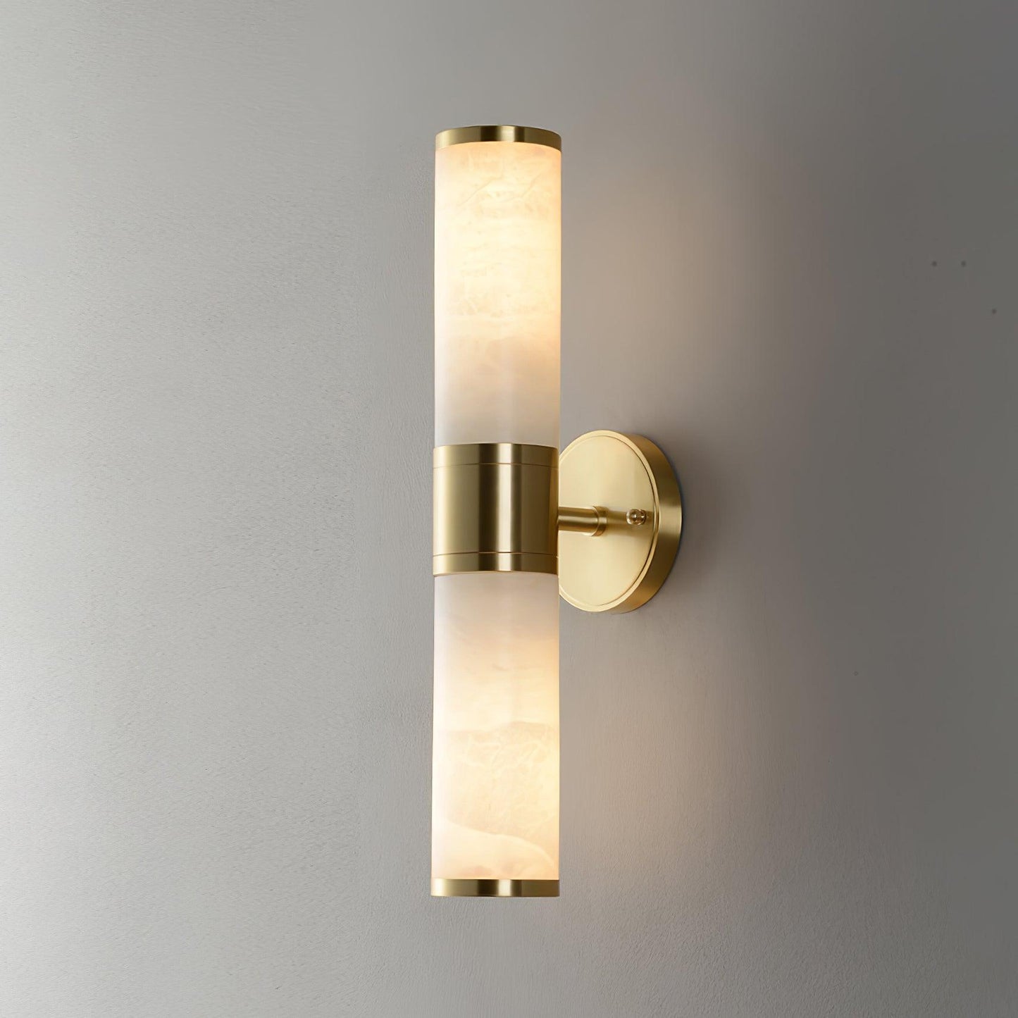 Lampe Murale Élégante en Alabastre avec Éclairage Doux