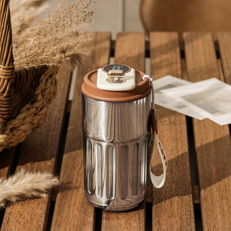 Tasse Thermos Compacte avec Affichage de Température 6