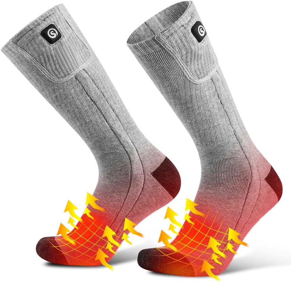 Chaussettes Chauffantes Réchargeables pour Homme et Femme