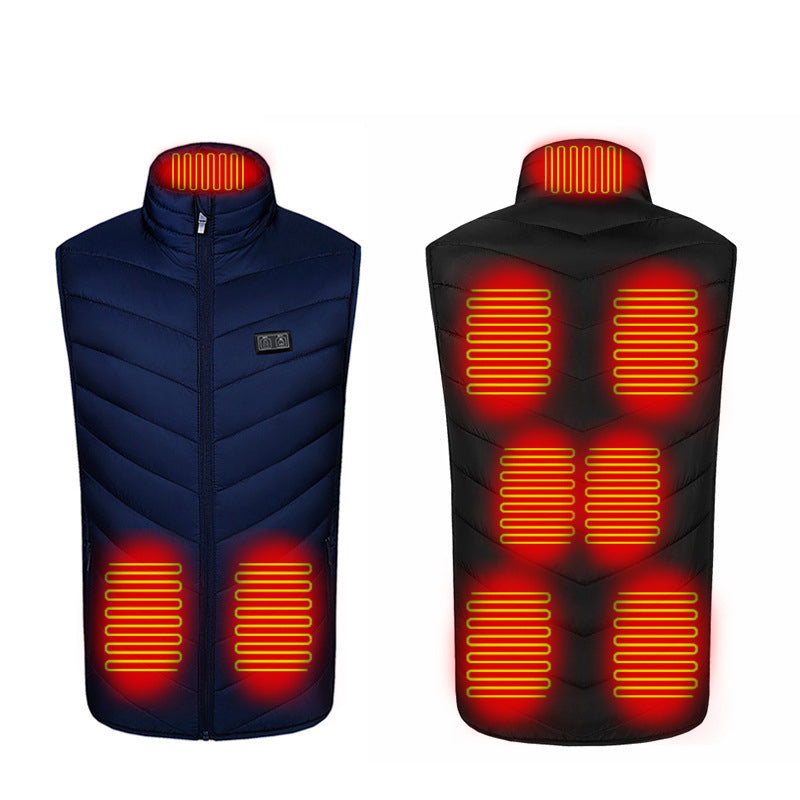 Gilet Chauffant Électrique Homme - Douillet et Régulable pour Hiver