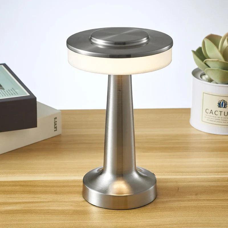 Lampe de Bureau LED Compacte avec Batterie Rechargeable