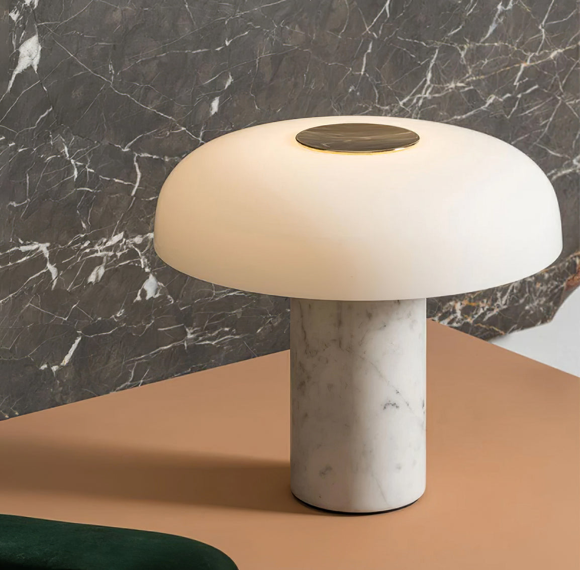 Lampe de Bureau Design Élégant en Marbre | Éclairage Chic Moderne