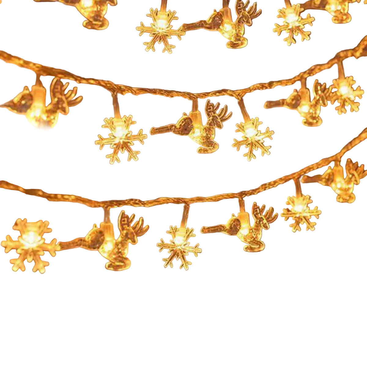 Lumière Étoile – Guirlande LED Chaude pour Décoration de Noël