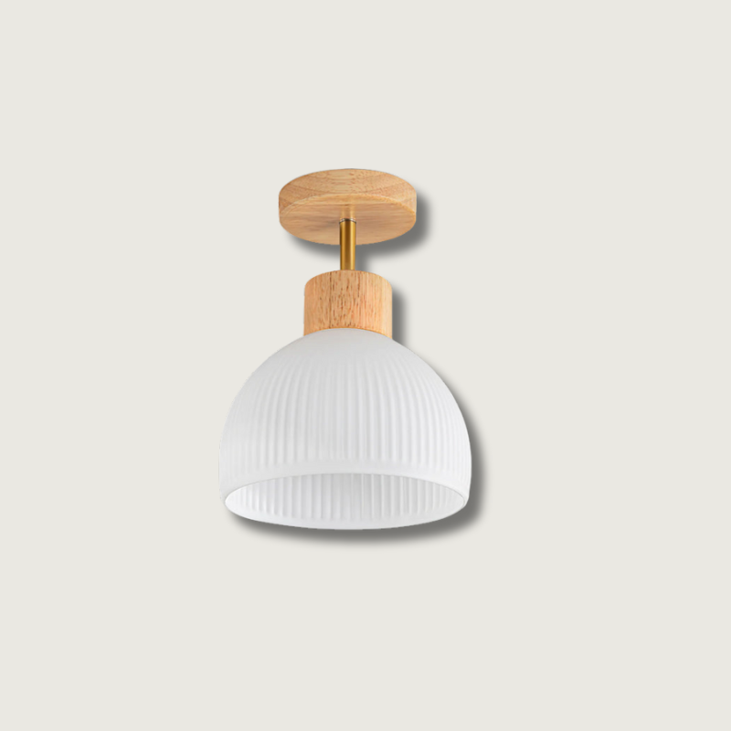 Lampe Bois Moderne Suspendu - Foivo