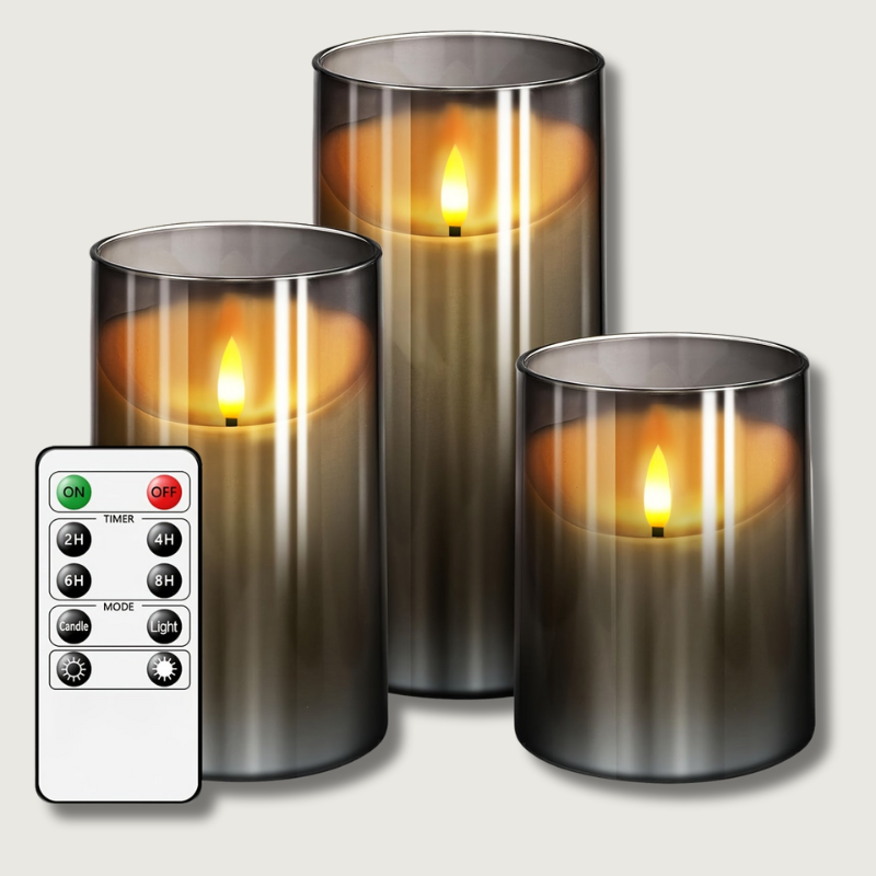 Bougies LED Intelligentes avec Télécommande | Ambiance Douce et Élégante - Foivo