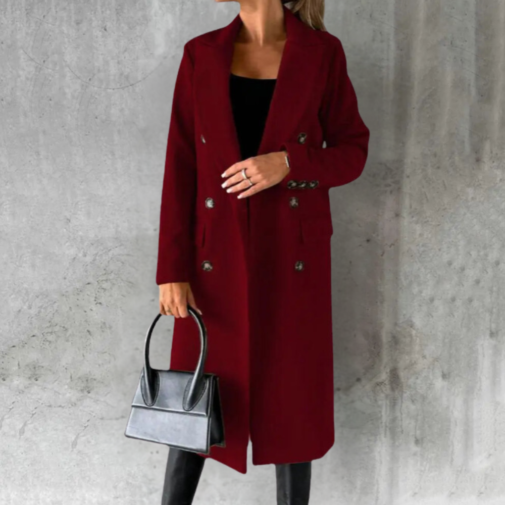 Manteau Femme Élégant Long Imperméable