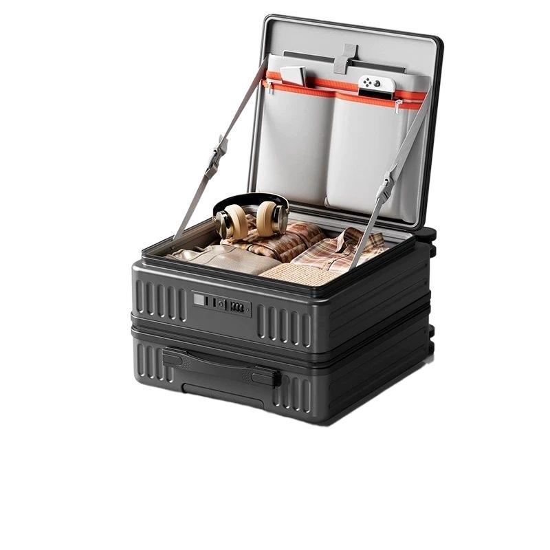 Valise de voyage Unisexe multifonctionnelle port USB porte-gobelet - Foivo