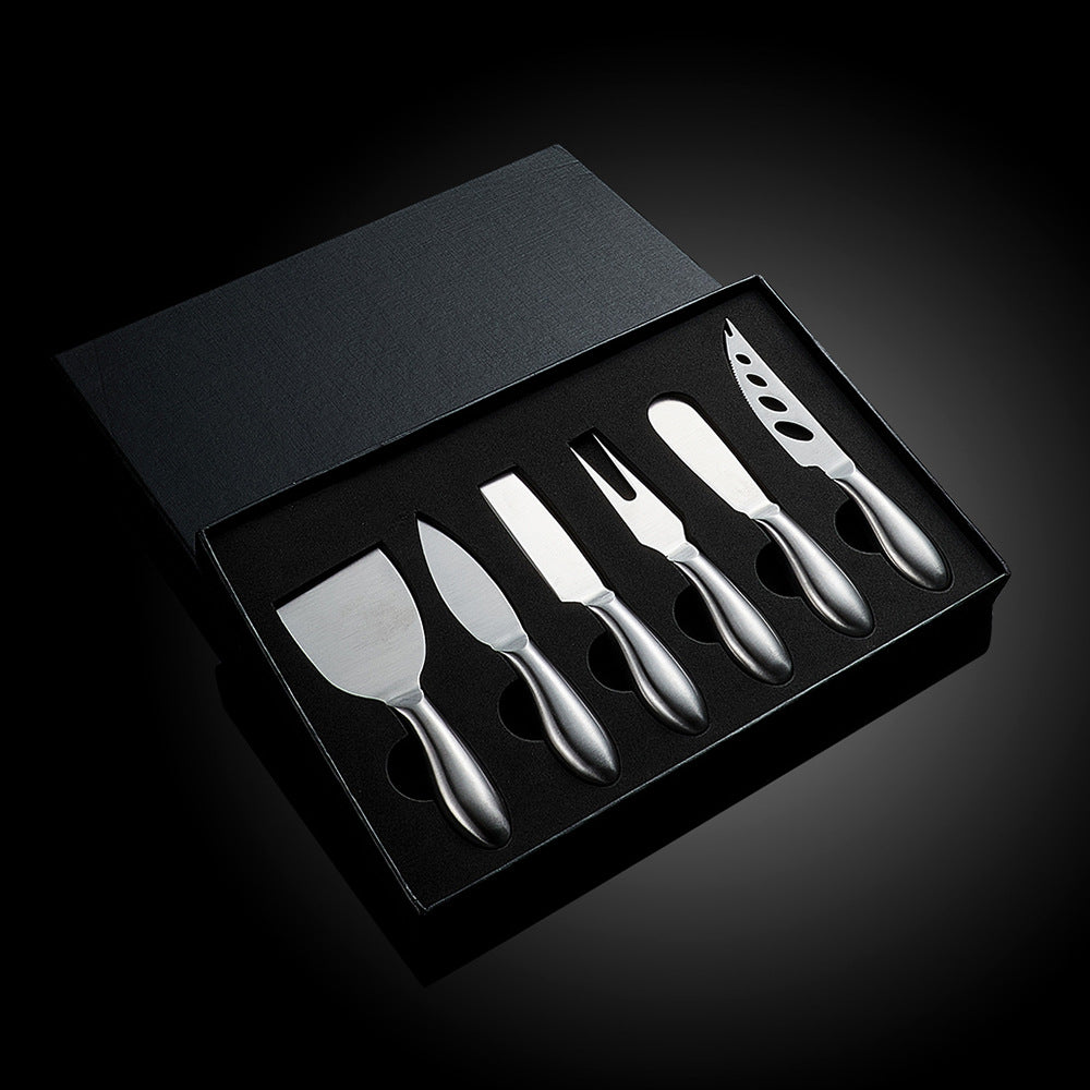 Couteaux à Fromage en Inox Brillant | Ensemble de Service Élégant
