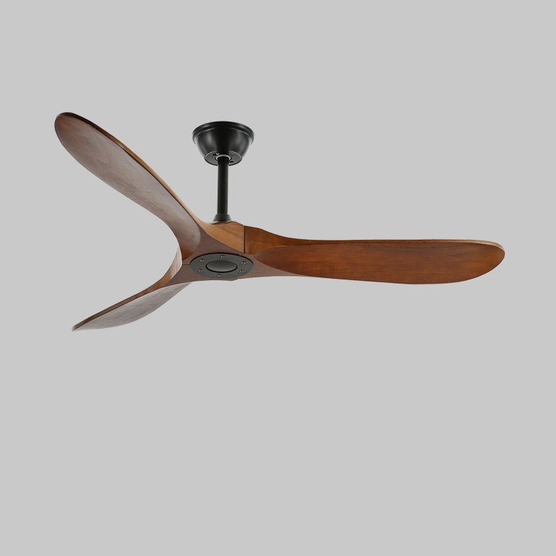 Ventilateur Sur Pied Bois avec Télécommande et Vitesses Reglables