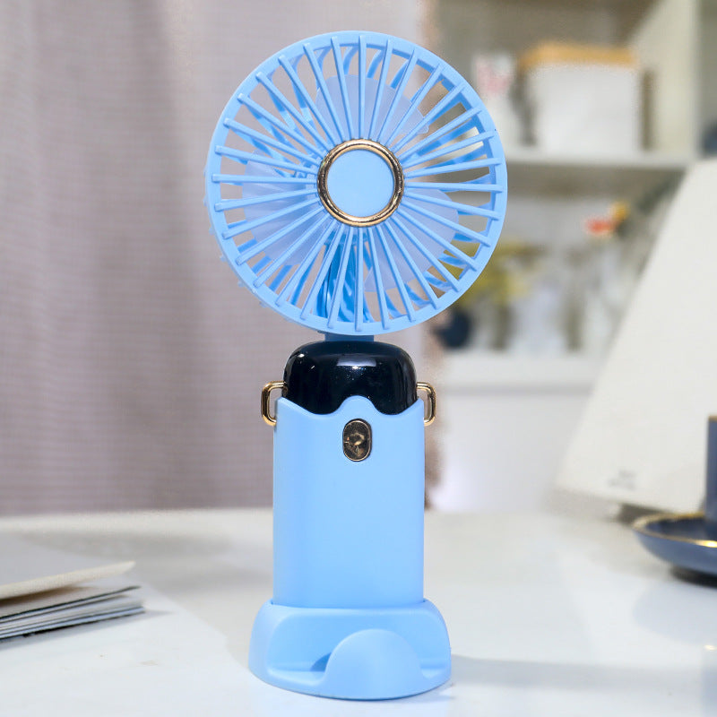 Ventilateur Portable Rechargeable avec Brumisateur Intégré pour Femme 8