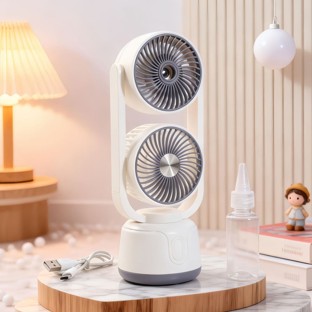 Ventilateur de Table Multifonction avec Brumisation 5