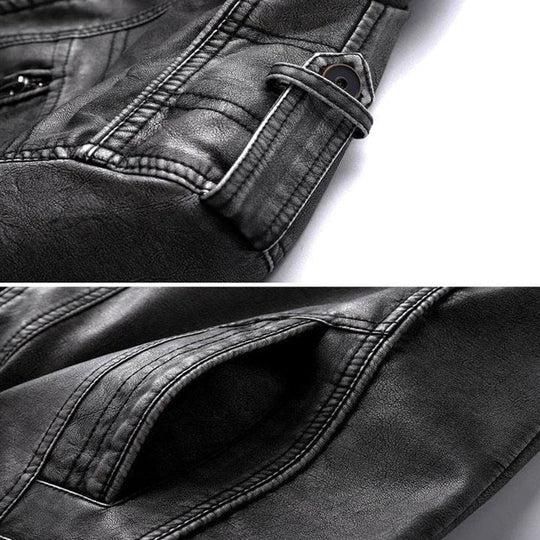 Veste Cuir Homme Design Intemporel Polyvalent 2