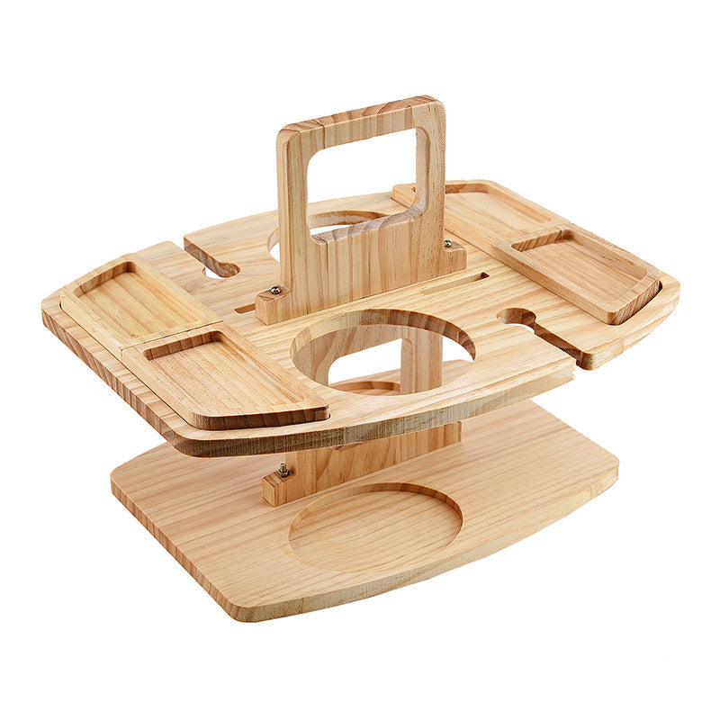 Table de Piquenique en Bois Élégante et Pliable - Foivo