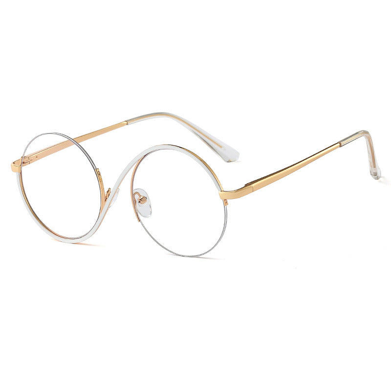 Lunettes Élégantes Demi-Rondes pour Un Style Urbain