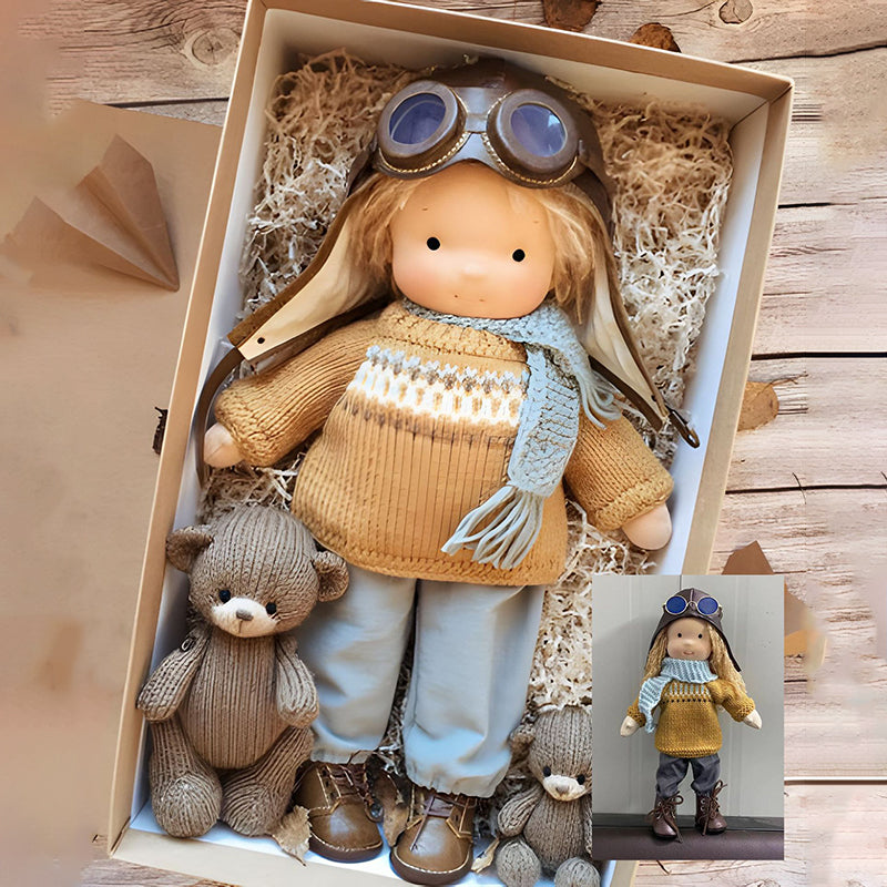 Poupée Artisanale Éducative pour Enfants Créatifs
