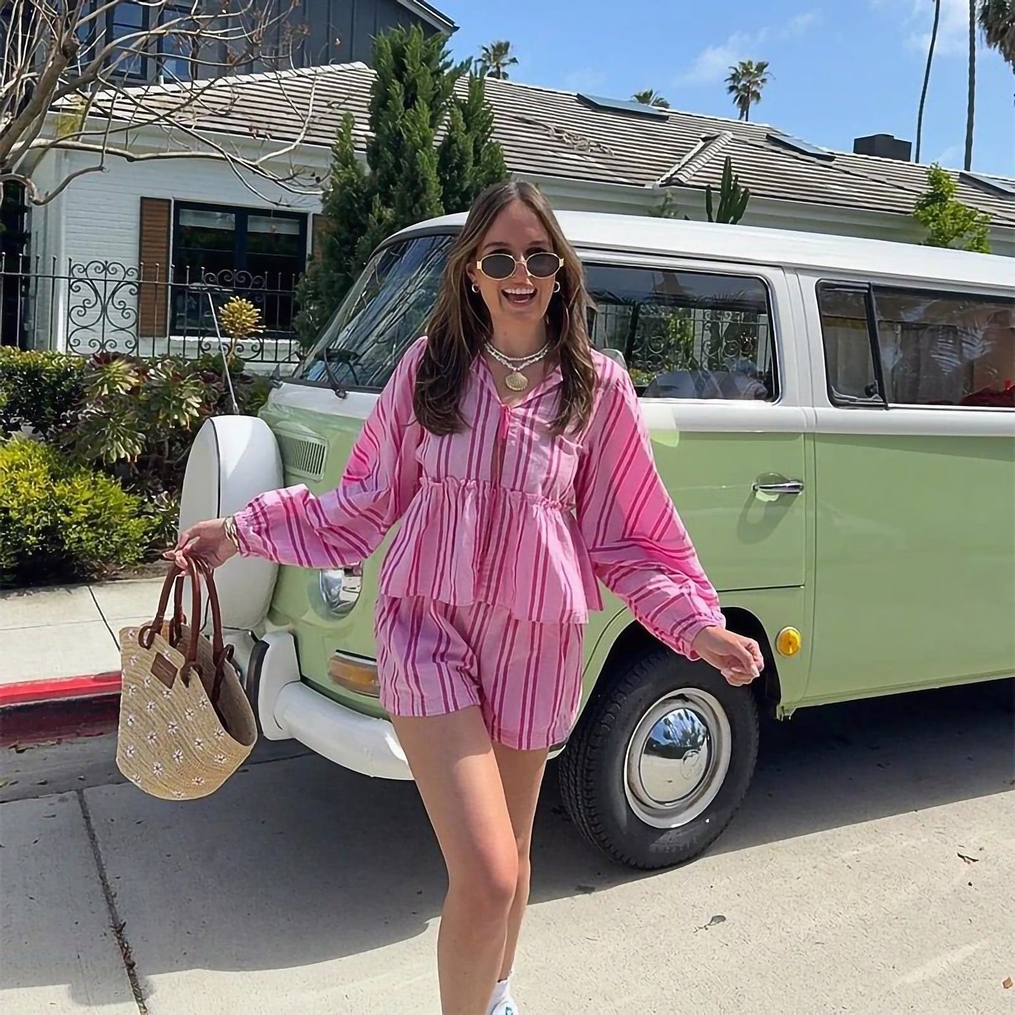 Robe d'été chic femme - Ensemble deux pièces tendance