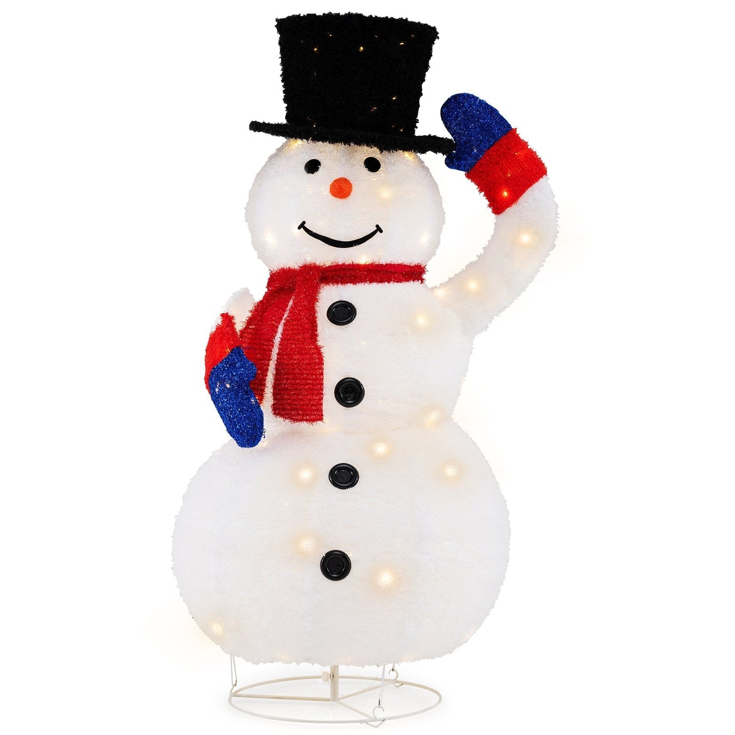 Bonhomme de Neige Lumineux Blanc Chaud - Foivo