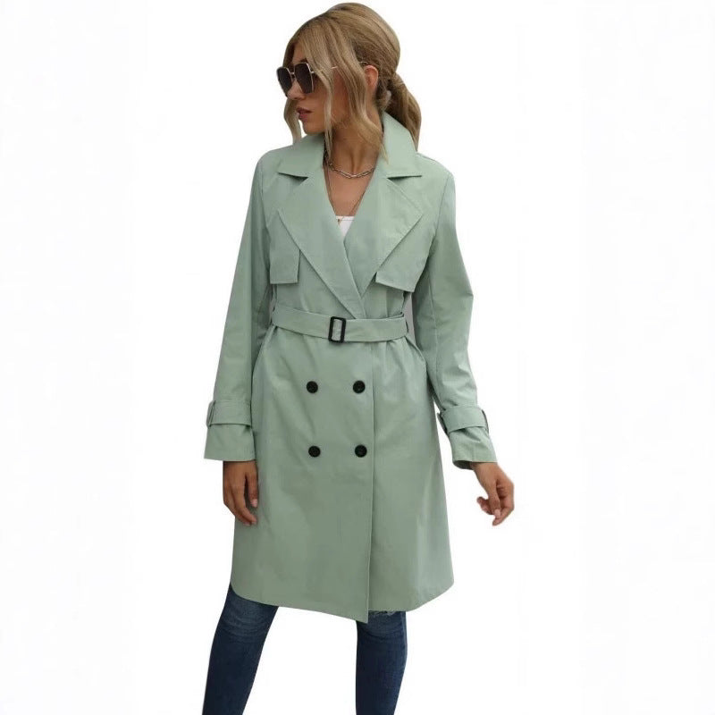 Manteau Femme Hivernal en Laine Douce